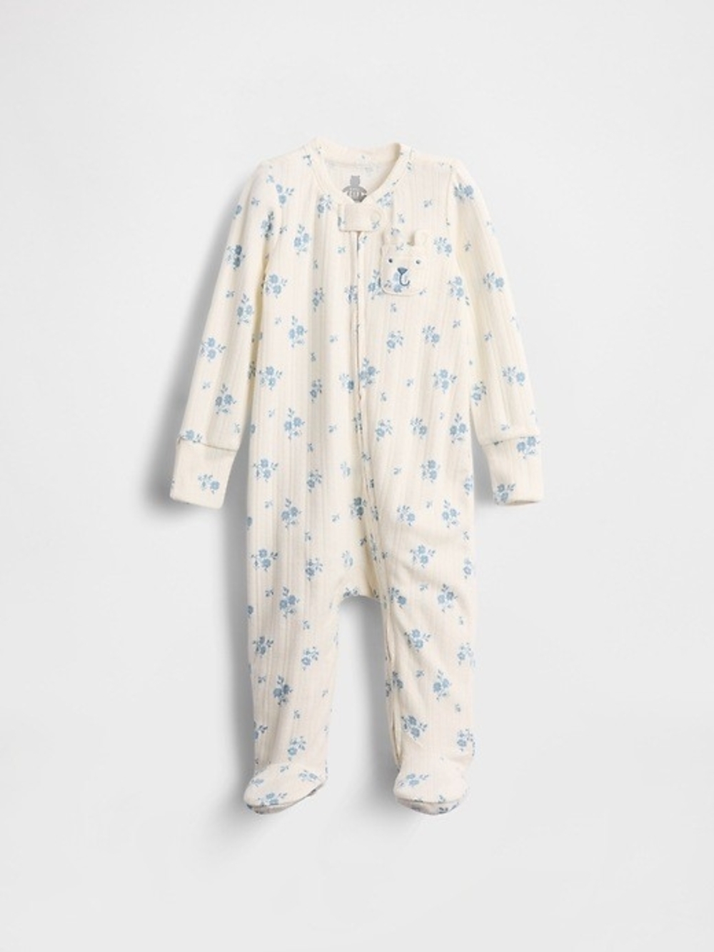 Baby GAP Baby Softspun Pointelle Footed One-Piece 3-6 Months